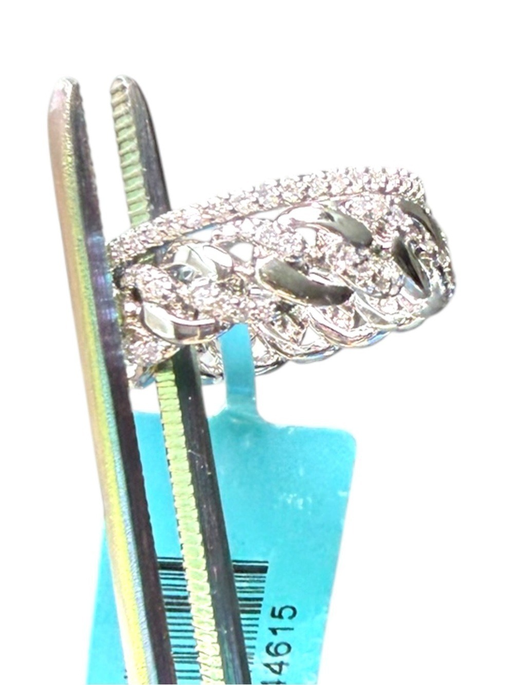 925 Sterling Silver 0.82 CTW Moissanite Stack Ring Set Size 5